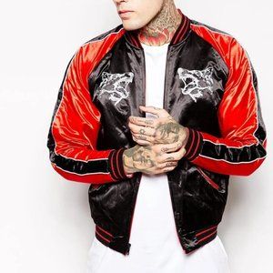 Diesel Reversible Silk Motorcycle Bomber